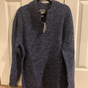 LL Bean : Mens Navy Sweater
